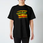 DUCKDESIGNのこのハンバーガーは世界を救う　ブラック対応 Regular Fit T-Shirt