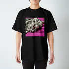 私もねこ好きの起きる合図。 Regular Fit T-Shirt