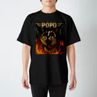 POPOMEのメタルなポポちゃん Regular Fit T-Shirt