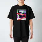 Noris a.k.a. DJ TSARのアレやコレやのCensored Glitch Art スタンダードTシャツ