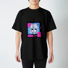 めぐ。の泣き笑いの三つ編み美少女（昔のテレビっぽい加工あり） Regular Fit T-Shirt