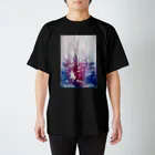 空歩く人々の燃える森 スタンダードTシャツ