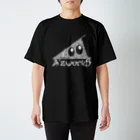 Ａ’ｚｗｏｒｋＳのウチのスリスリくん(白・透過ver.) スタンダードTシャツ