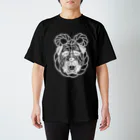 メイドイン極楽スズリ店の土佐犬 Regular Fit T-Shirt