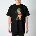 Oedo CollectionのTennis Player Girl／濃色Tシャツ Regular Fit T-Shirt