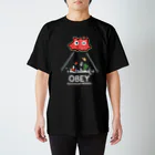 ねずみのすきまのめんだこちゃん OBEY (濃色用) スタンダードTシャツ