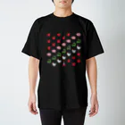 EMOJITOKYOの🍎 絵文字 鶏と蛇と豚 🗼 スタンダードTシャツ