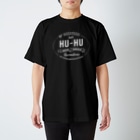 imyme9's shopのNAKAYOSHI HU-HU（黒文字） Regular Fit T-Shirt