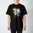 nanaqsaのLily Skull [Yellow] Regular Fit T-Shirt