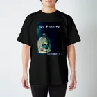 GOD TV MEAT OIL'S brand SUZURI内空中店舗のNo  Future-スカル×鳥かご スタンダードTシャツ