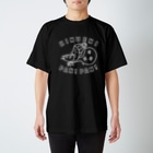 ZAZY official shopのZAZY-T キヌエにパンパン(白抜き) Regular Fit T-Shirt
