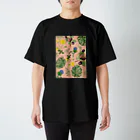 Tania NobukovskiのBOTANICAL PINK スタンダードTシャツ