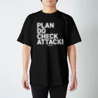 ミサ⚠️イルのPDCA 黒 Regular Fit T-Shirt