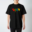 ryo6911nyaのブロックプリント Tシャツ スタンダードTシャツ