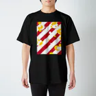 チカジロウ⚡︎のテンション上がるストライプ Regular Fit T-Shirt