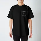 laugh-landの両面黒 Regular Fit T-Shirt