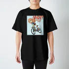 nidan-illustrationの!RIDE! (CARTOON STYLE) スタンダードTシャツ