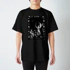 Jun saitoの黒ヒョウはアルミがお好き。 スタンダードTシャツ