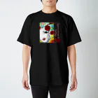 Estoy Feliz 　～ハッピーを毎日に～のEstoy　Feliz　：　red rose Regular Fit T-Shirt