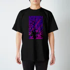 muimuiのGrungePurple Regular Fit T-Shirt