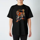 爬虫類広場の爬虫類広場 阿修羅モチーフ Regular Fit T-Shirt