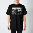 [Yugen's AURORA] official shopの「DISOBEDIENCE SYNDROME」黒素材向け Regular Fit T-Shirt