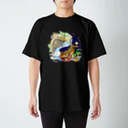 檸檬飴のクレステッドゲッコーの陰陽魚 Regular Fit T-Shirt