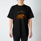 アラカ＠写真のJumping Spider 1_pop_black  Regular Fit T-Shirt