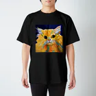 Ange Fleur （アンジュフルール）のOrange Calcite Cat（オレンジ カルサイト キャット） Regular Fit T-Shirt