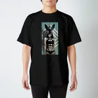 swanart_officialの黒兎 スタンダードTシャツ