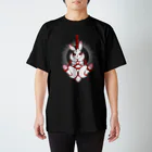 BA666の吊り緊縛ウサギ:白 Regular Fit T-Shirt