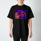 Bar真昼の月のBar真昼の月サイケデリックなやつ スタンダードTシャツ