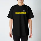 kyozonplusの柴犬　イエローロゴ　kyozonplus スタンダードTシャツ