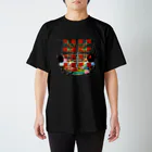 知らないおぢさんの四次元ラーメンうまいうまい(黒系) Regular Fit T-Shirt