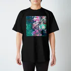 shapes_2ndの森の水鏡 PSYCHOカラー スタンダードTシャツ