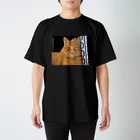 猫充商店の痩せねば　はく スタンダードTシャツ