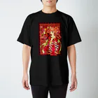 夢々のカラフル着物乙女 Regular Fit T-Shirt