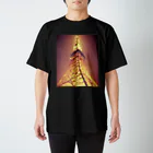 ウミヲアルクのトウキョウタワー Regular Fit T-Shirt