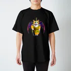 油絵描きの小物売り場のヘビメタキャット スタンダードTシャツ