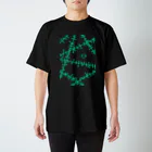 SumiReのツギハギ　緑 Regular Fit T-Shirt