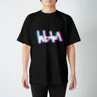 hbm 津島店のグリッチロゴ スタンダードTシャツ