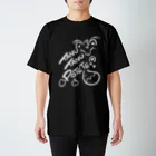 狸の遠吠えのTANUTANUPOTETE（白） スタンダードTシャツ