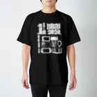 tunralの一人でいさせろロックフェスT(白/両面) スタンダードTシャツ