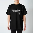 野球Tシャツ倶楽部（文字デザイン）のショートストップ（背番号6） スタンダードTシャツ