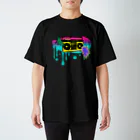 ねこまっしぐらの音ヲ身ニ Regular Fit T-Shirt