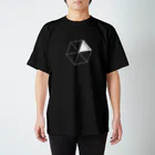 TUNE's ATELIERのPENTAGON dark (a piece of cake) スタンダードTシャツ