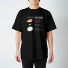 あわゆきのTHE 寿TRUCTURE OF SUSHI （えび） スタンダードTシャツ