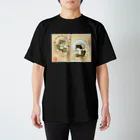 ねこや久鶻堂の風猫雷猫図屏風 Regular Fit T-Shirt