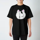 もちベルSTORE（おもちとベルカ）のOmochi（face） スタンダードTシャツ