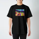 BjjBa4のカラフルテント2 スタンダードTシャツ